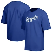 T-shirt homme Champion Royal Kansas City Royals All Star Chenille Wordmark