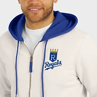 Men's Darius Rucker Collection by Fanatics  Cream Kansas City Royals Polar Fleece Full-Zip Hoodie