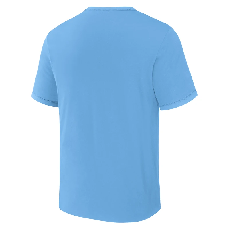 Men's Darius Rucker Collection by Fanatics Royal/Light Blue Kansas City Royals Two-Way Ringer Reversible T-Shirt