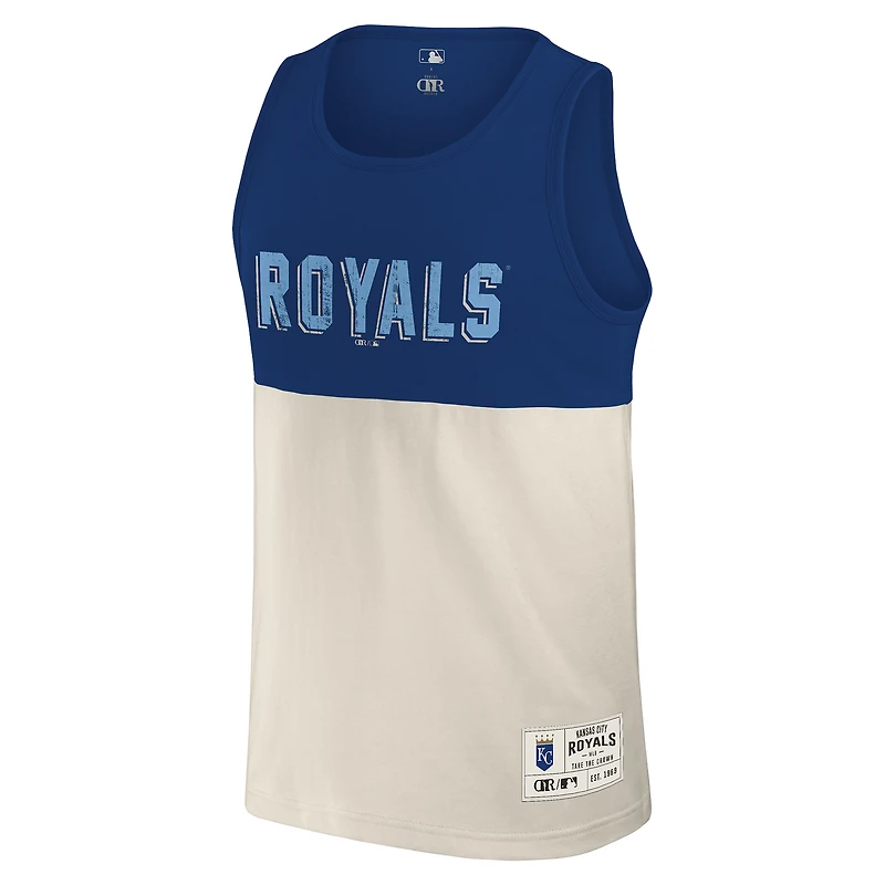 Men's Darius Rucker Collection by Fanatics Royal Kansas City Royals Colorblock Tank Top