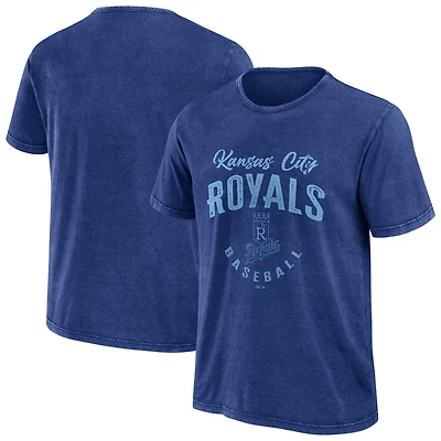 T-shirt délavé pour homme de la Collection Darius Rucker Fanatics Royal Kansas City Royals Cooperstown