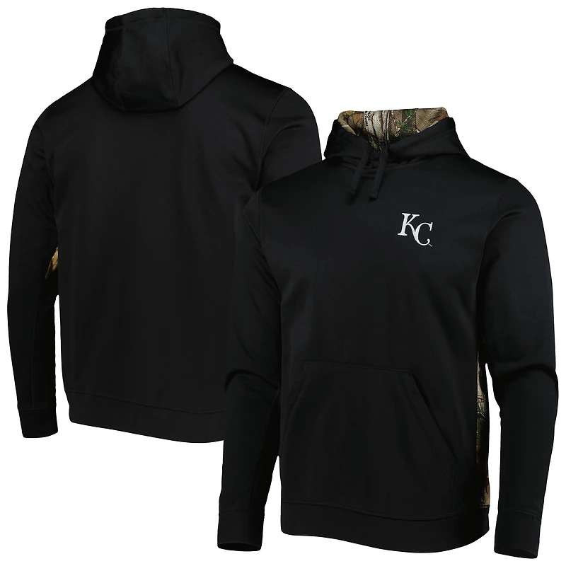 Chandail à capuchon Dunbrooke Rangers des Kansas City Royals pour homme, noir/camouflage