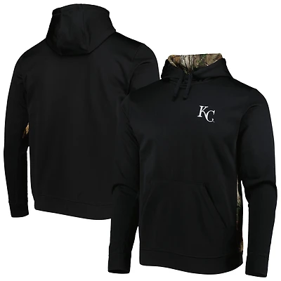 Chandail à capuchon Dunbrooke Rangers des Kansas City Royals pour homme, noir/camouflage
