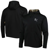 Chandail à capuchon Dunbrooke Rangers des Kansas City Royals pour homme, noir/camouflage