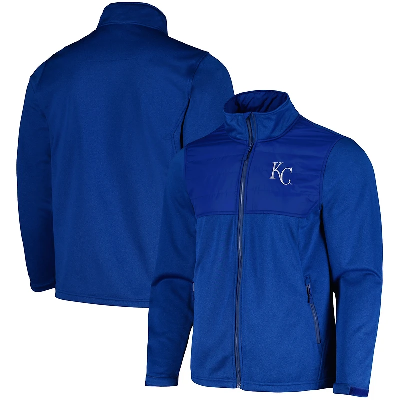 Veste entièrement zippée Dunbrooke Heather Royal Kansas City Royals Explorer pour hommes