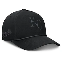 Casquette ajustable Fanatics noire Kansas City Royals Undertone A-Frame pour homme