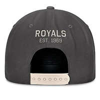 Men's Fanatics Charcoal Kansas City Royals Closer Adjustable Hat