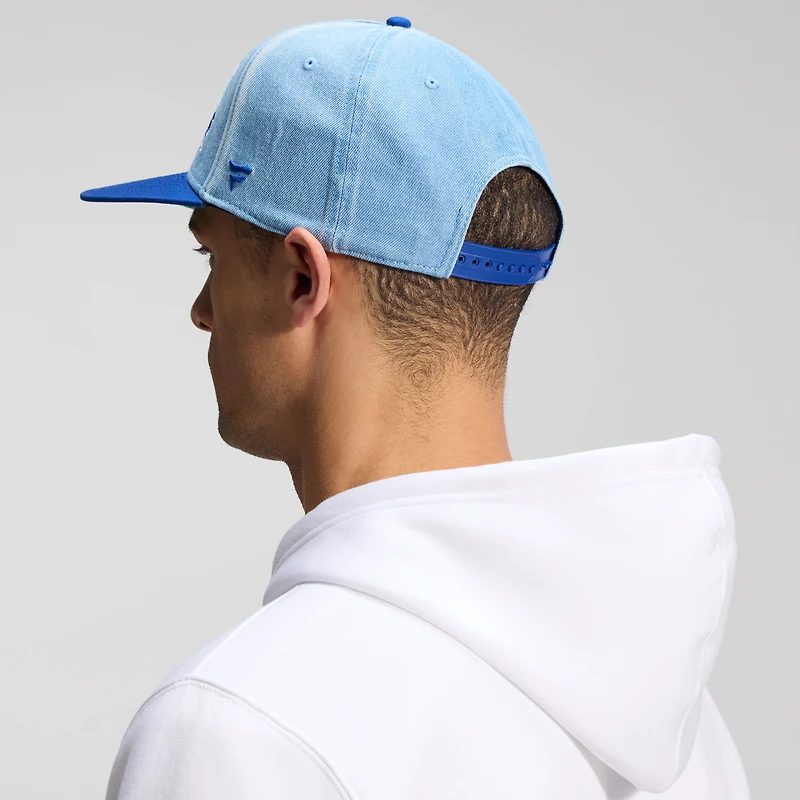 Casquette à visière double pour homme Fanatics Denim Kansas City Royals