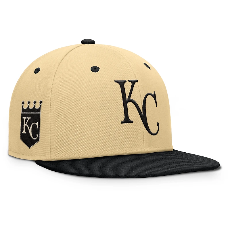 Men's Fanatics Khaki Kansas City Royals Duel Adjustable Hat
