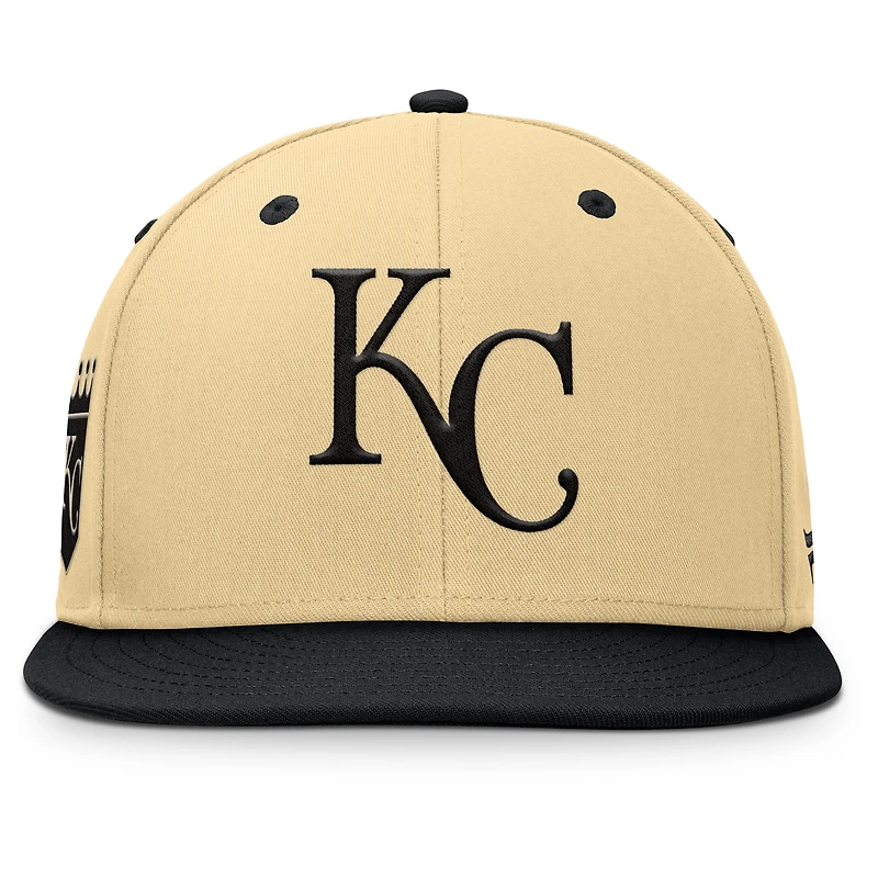 Men's Fanatics Khaki Kansas City Royals Duel Adjustable Hat