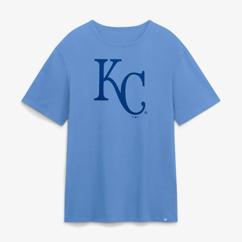 T-shirt Fanatics bleu clair pour homme, logo alternatif des Kansas City Royals, collection Legacy