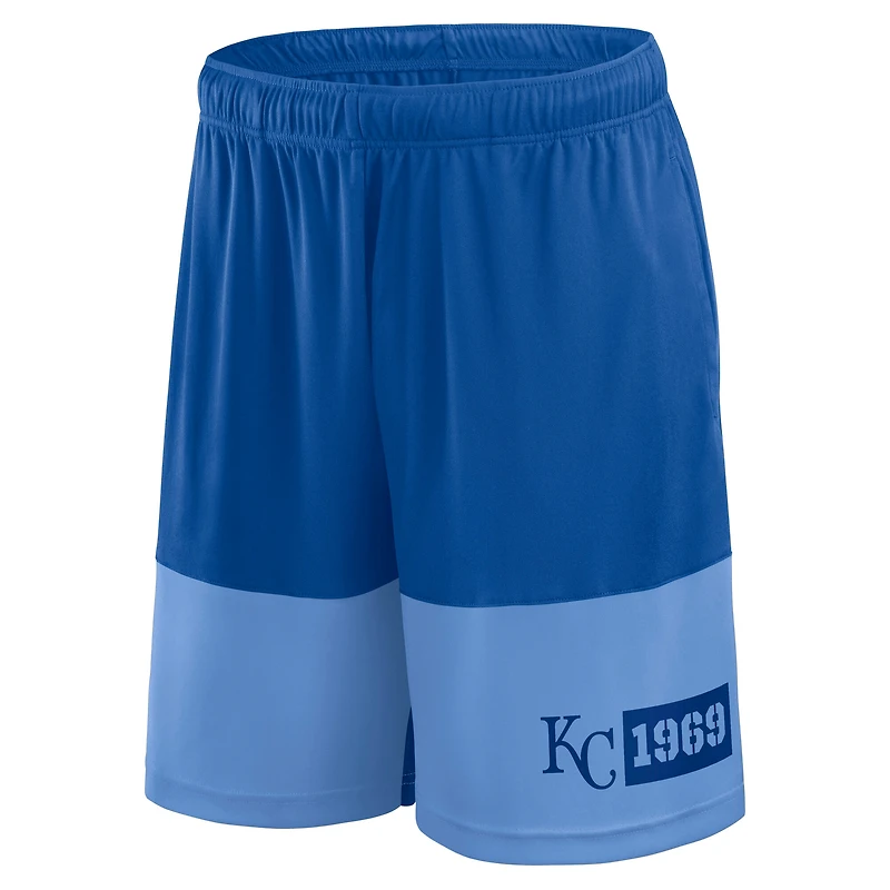 Men's Fanatics Royal Kansas City Royals Best of the Shorts