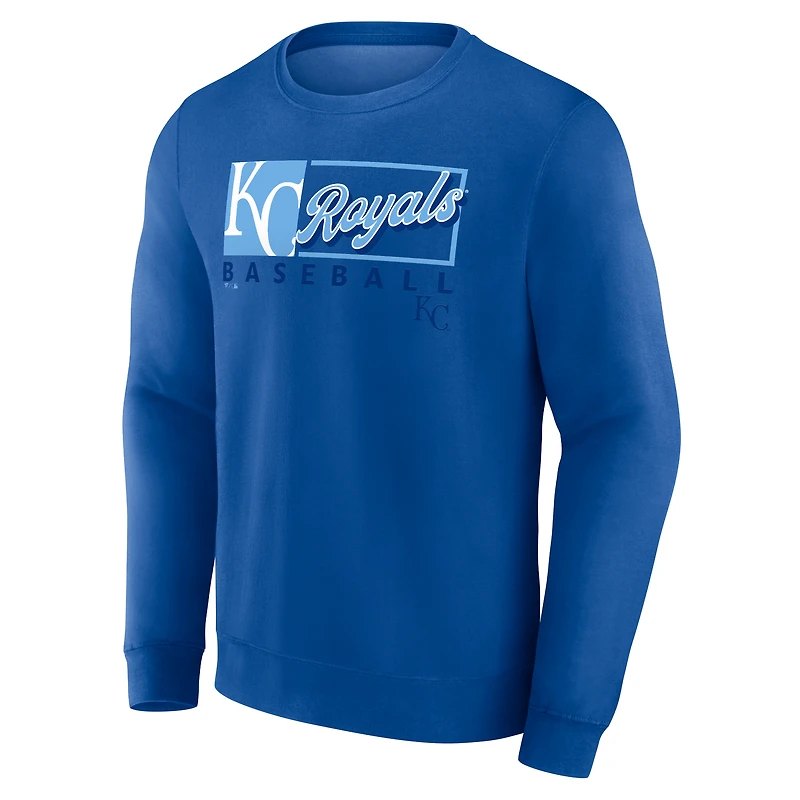 Sweat-shirt en polaire Fanatics Royal Kansas City Royals Focus pour hommes