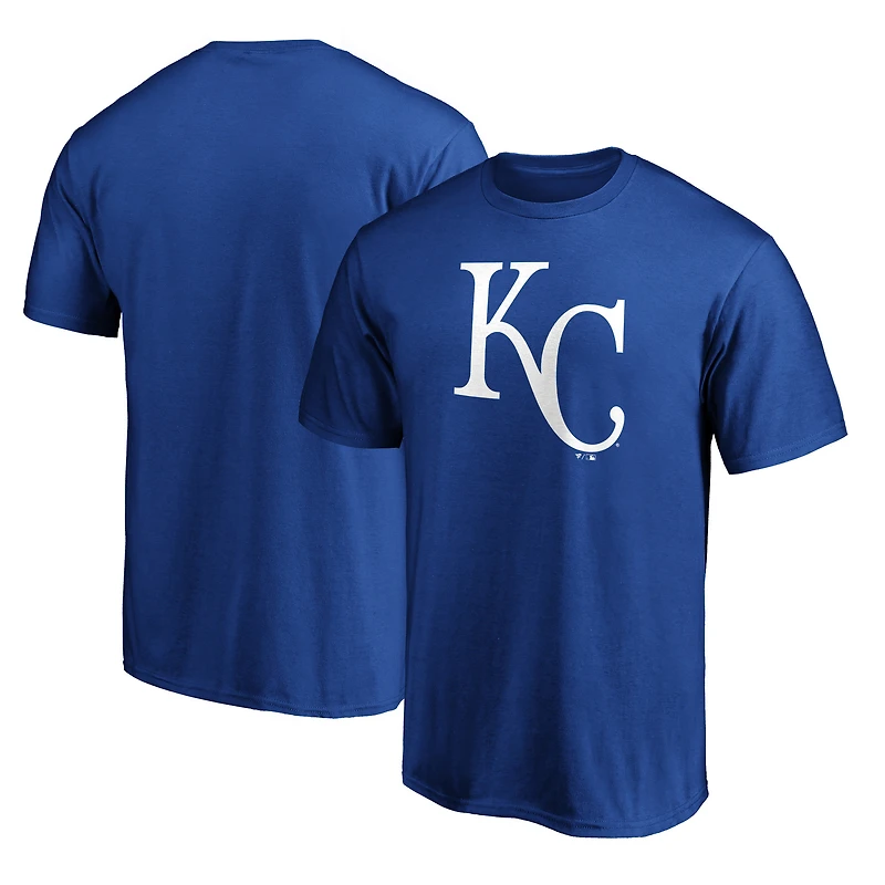 T-shirt avec logo officiel Fanatics Royal Kansas City Royals pour hommes