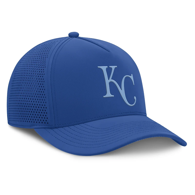 Men's Fanatics Royal Kansas City Royals Perforated Adjustable Hat