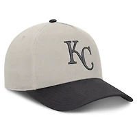 Men's Fanatics Stone/Graphite Kansas City Royals Wonder A-Frame Adjustable Hat