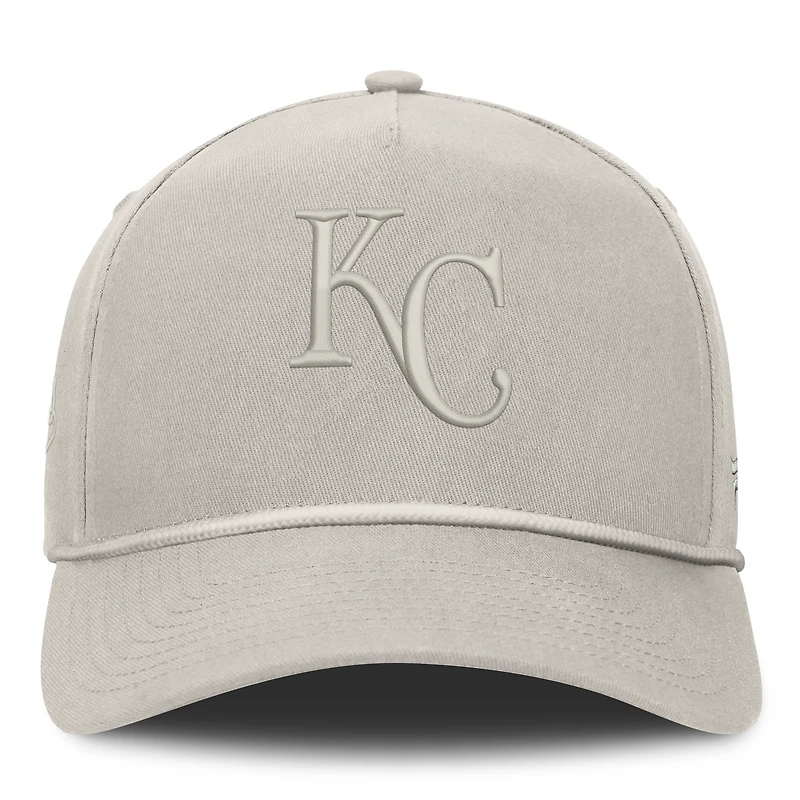 Casquette ajustable Fanatics Stone Kansas City Royals Undertone A-Frame pour homme
