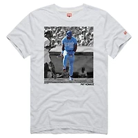 T-shirt homme Hommage Bo Jackson Ash Kansas City Royals Cooperstown Collection Pay Homage Tri-Blend