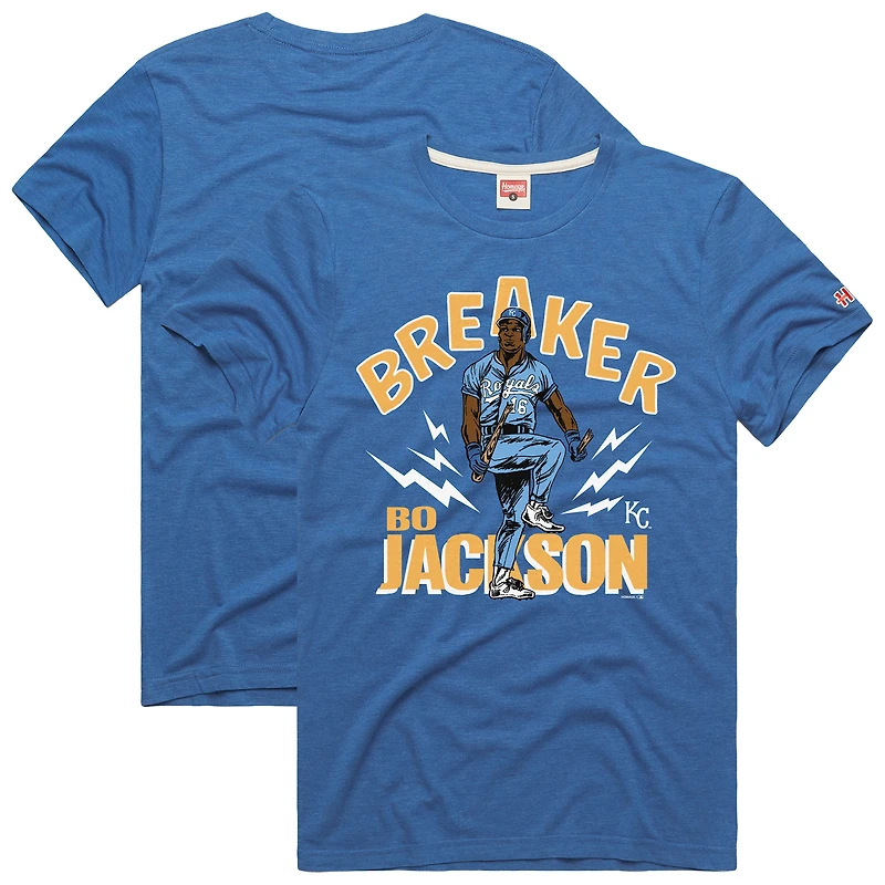 T-shirt graphique hommage à Bo Jackson pour homme des Royals de Kansas City