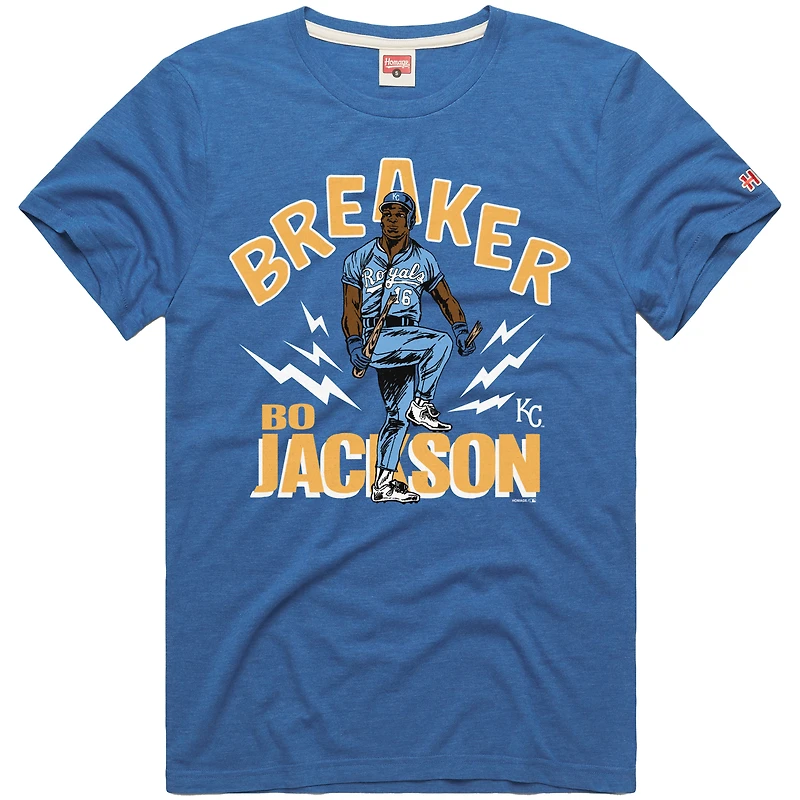 Men's Homage Bo Jackson Royal Kansas City Royals Graphic Player T-Shirt