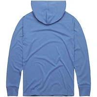 Sweat à capuche léger bleu clair Homage pour homme, motif raglan tri-blend, des Royals de Kansas City