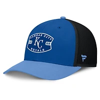 Men's Kansas City Royals Fanatics Royal/Light Blue Cutoff Adjustable Trucker Hat