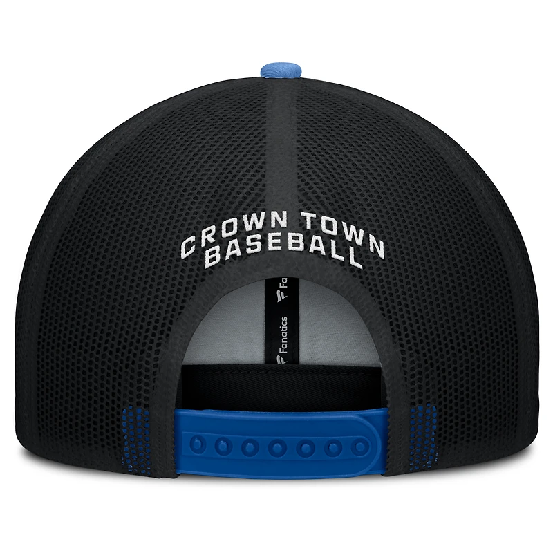 Casquette ajustable Fanatics Royals de Kansas City pour homme, bleu roi/bleu clair