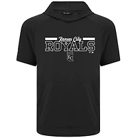 T-shirt à capuche noir Phase Vanguard des Royals de Kansas City pour homme