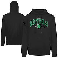 Men's Levelwear  Black Kansas City Royals St. Patrick's Day Podium Plaid Pullover Hoodie