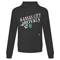 Men's Levelwear Black Kansas City Royals St. Patrick's Day Relay Boots Pullover Hoodie