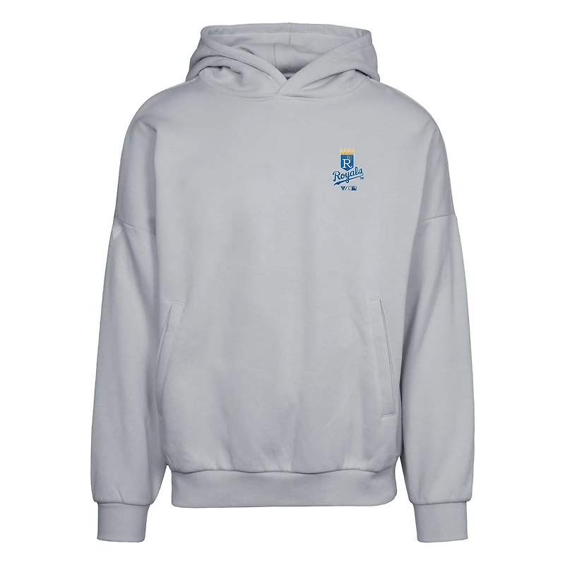 Sweat à capuche gris Kansas City Royals Contact Pro Card pour homme Levelwear