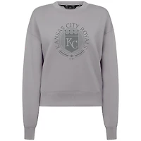 Men's Levelwear Gray Kansas City Royals Sponge Pullover Sweatshirt