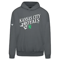 Sweat à capuche gris pour homme de la Saint-Patrick des Kansas City Royals Levelwear