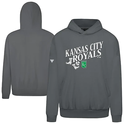 Sweat à capuche gris pour homme de la Saint-Patrick des Kansas City Royals Levelwear