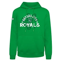 Sweat à capuche vert Kansas City Royals St. Patrick's Day Podium Shamrock pour homme Levelwear