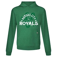 Sweat à capuche manches longues pour homme Levelwear Green Kansas City Royals St. Patrick's Day Relay Shamrock