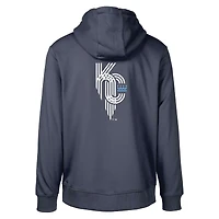 Sweat à capuche bleu marine Kansas City Royals Connect Podium Core 2.0 pour homme Levelwear
