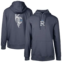 Sweat à capuche bleu marine Kansas City Royals Connect Podium Core 2.0 pour homme Levelwear