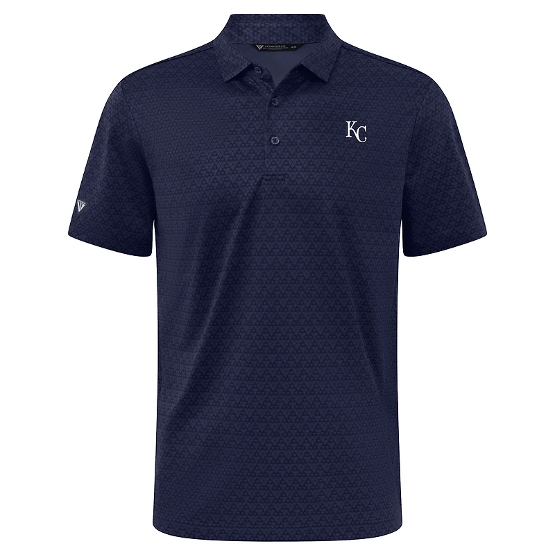 Polo bleu marine System Insignia 2.0 pour homme de Levelwear, Kansas City Royals