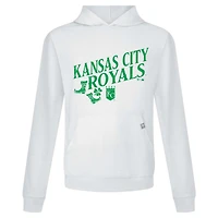 Sweat à capuche blanc pour homme avec bottes relais de la Saint-Patrick des Kansas City Royals Levelwear