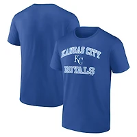 Men's Logo Athletic Royal Kansas City Royals Heart and Soul T-Shirt