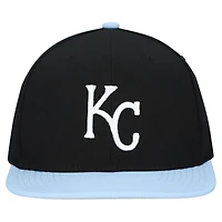 Casquette à rabat basique Mitchell & Ness noire Kansas City Royals Cooperstown Collection pour homme
