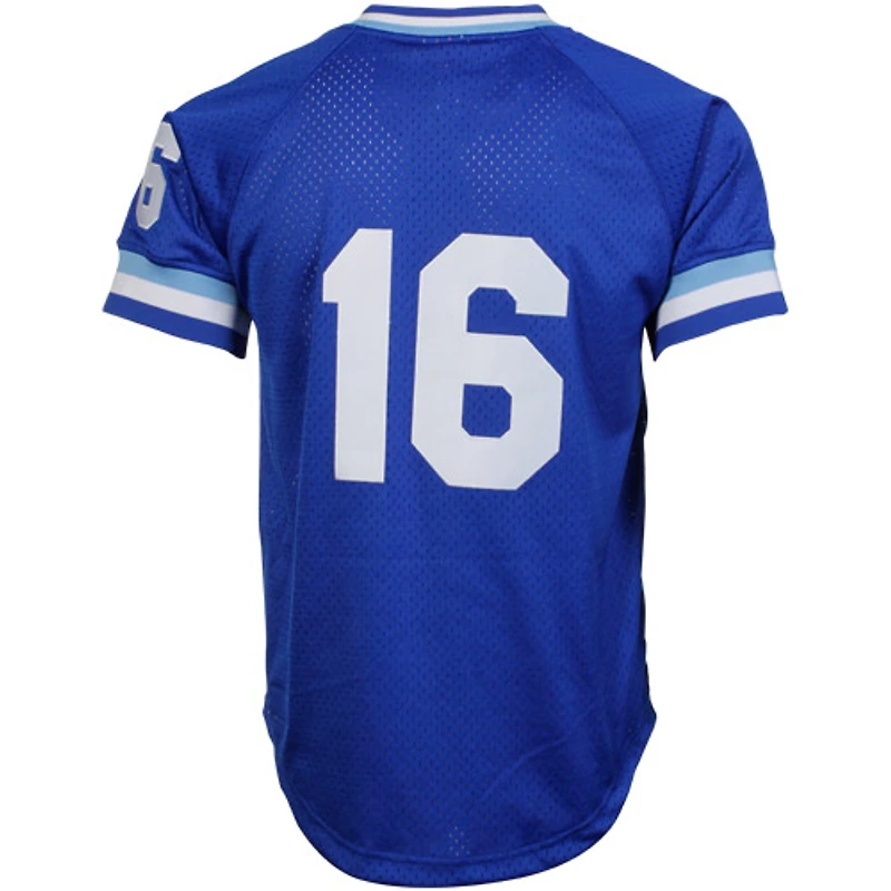 Maillot d'entraînement en maille de frappeur Mitchell & Ness Bo Jackson Kansas City Royals Royal 1989 authentique la collection Cooperstown pour hommes
