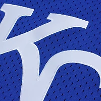 Maillot d'entraînement en maille de frappeur Mitchell & Ness Bo Jackson Kansas City Royals Royal 1989 authentique la collection Cooperstown pour hommes