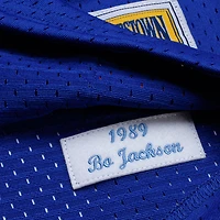 Maillot d'entraînement en maille de frappeur Mitchell & Ness Bo Jackson Kansas City Royals Royal 1989 authentique la collection Cooperstown pour hommes