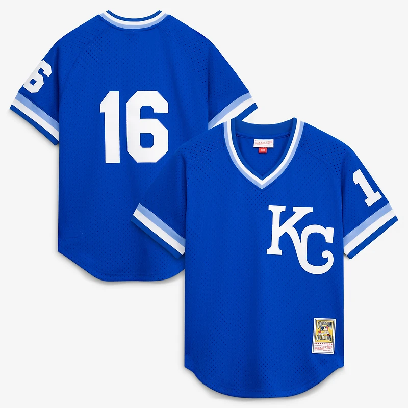 Maillot d'entraînement authentique Mitchell & Ness Bo Jackson Royals de Kansas City pour homme