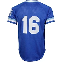 Mitchell & Ness pour homme Bo Jackson Royal Kansas City Royals Cooperstown Collection Maillot d'entraînement au bâton Big Tall Mesh