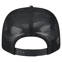 Men's New Era Black Kansas City Royals Adventure Drinks Pattern 9SEVENTY Stretch-Snap Hat