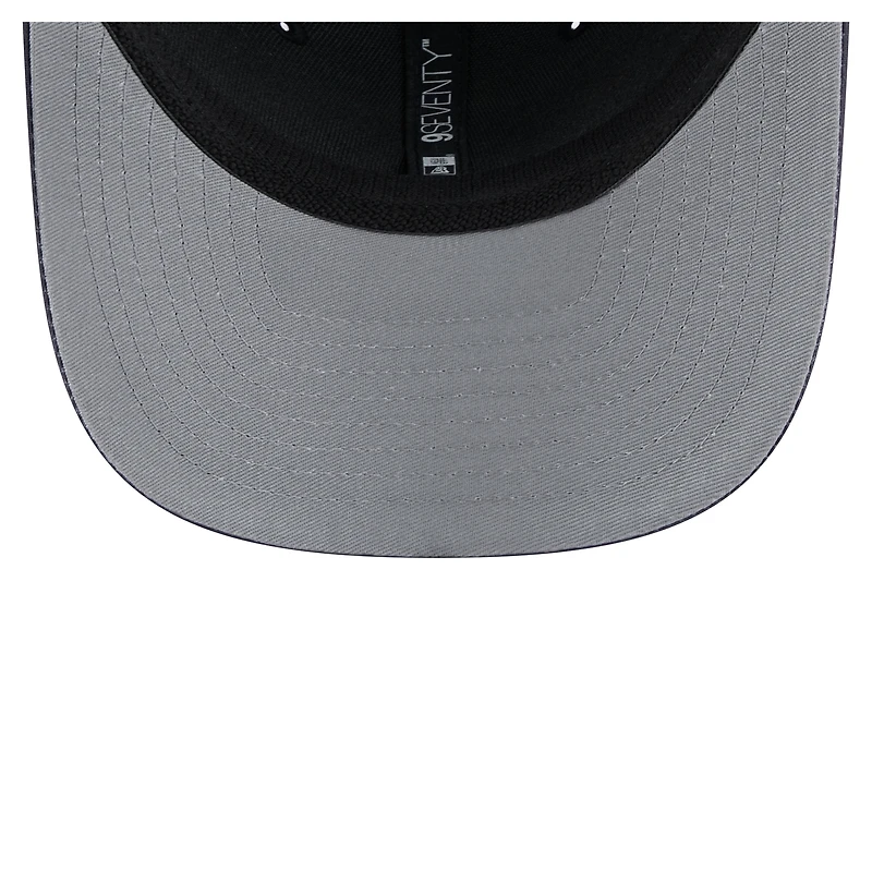 Men's New Era Black Kansas City Royals Adventure Drinks Pattern 9SEVENTY Stretch-Snap Hat