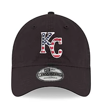 Casquette ajustable New Era noire Kansas City Royals America 250 9TWENTY pour homme